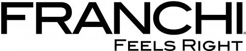 Franchi logo with tagline Feels Right in black